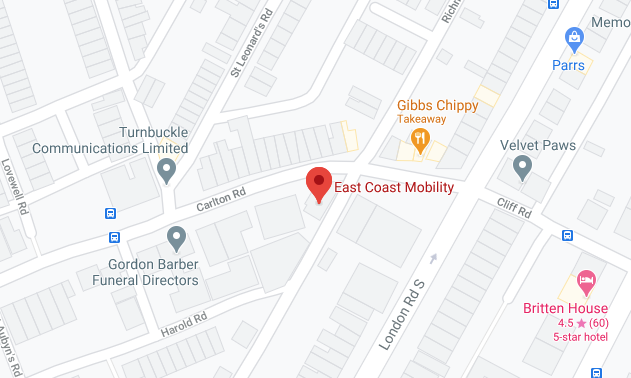 Second Hand Mobilty Scooters, Lowestoft, Suffolk, Norfolk - where we're based | East Coast Mobility